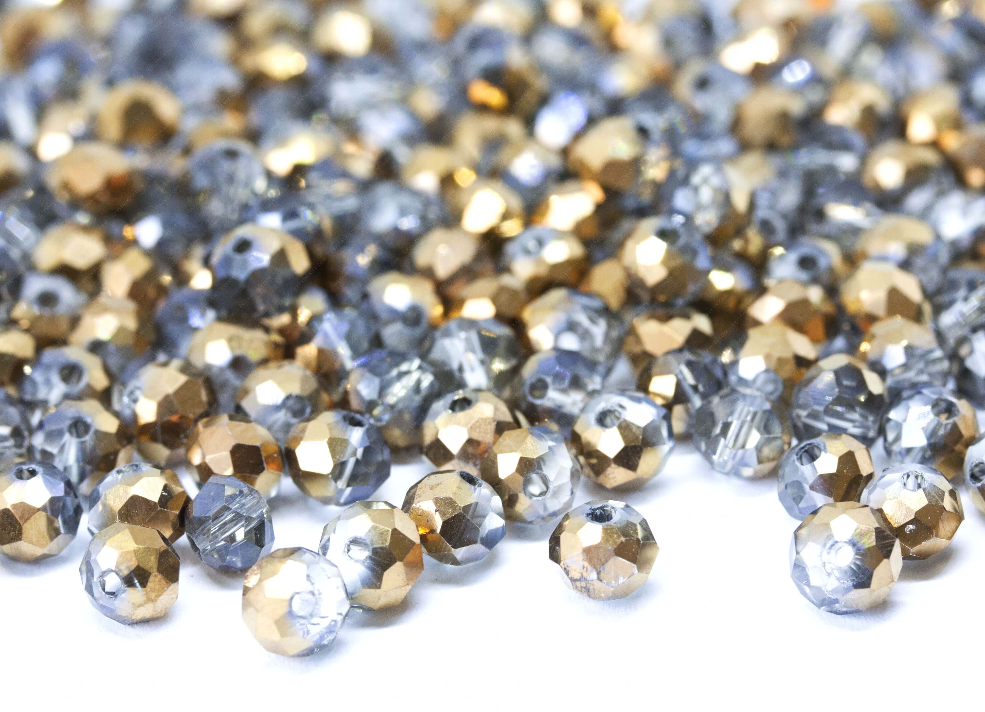 Намистина Рондель Crystal Dorado